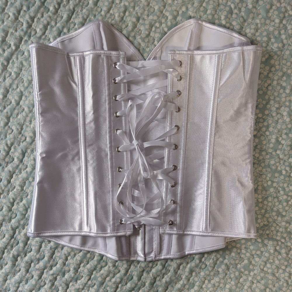 Busk Closure Corset With Matching G-String Nwot - image 6